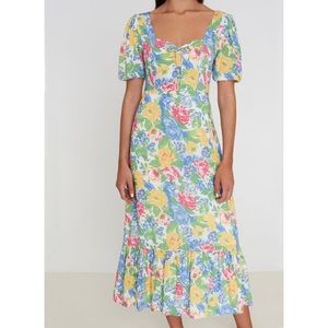 NWOT Faithfull The Brand Gabriela Midi Dress 4